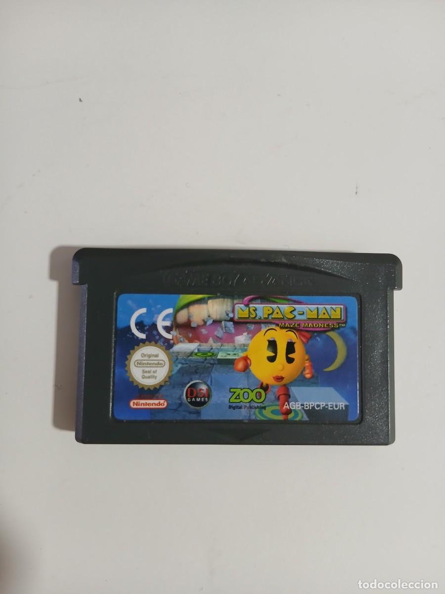 Videogiochi e Consoli: MS PAC-MAN / PACMAN MAZE MADNESS. JUEGO GBA GAME BOY ADVANCE. SOLO CARTUCHO. USADO!!.