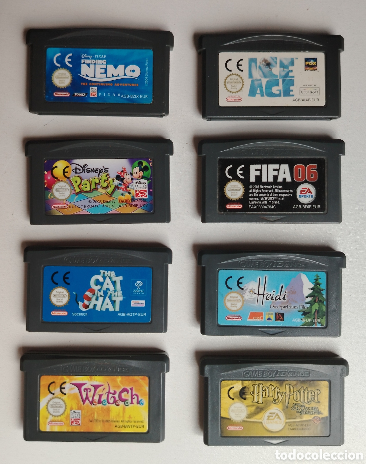 Videojuegos y consolas: Lote de 8 juegos Nintendo Gameboy advance