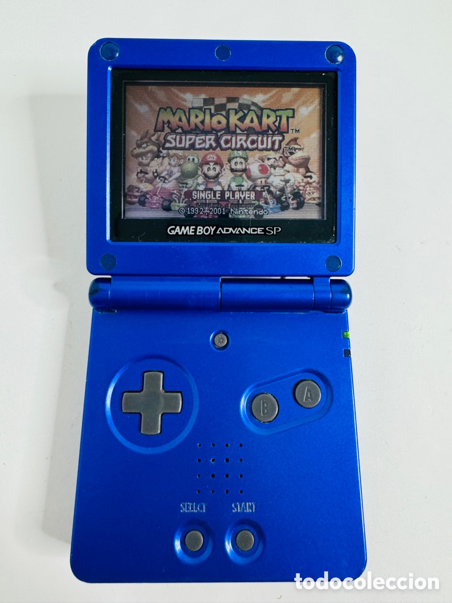 Videojuegos y consolas: Nintendo Game Boy Advance SP Blue Cobalt Sin Juego