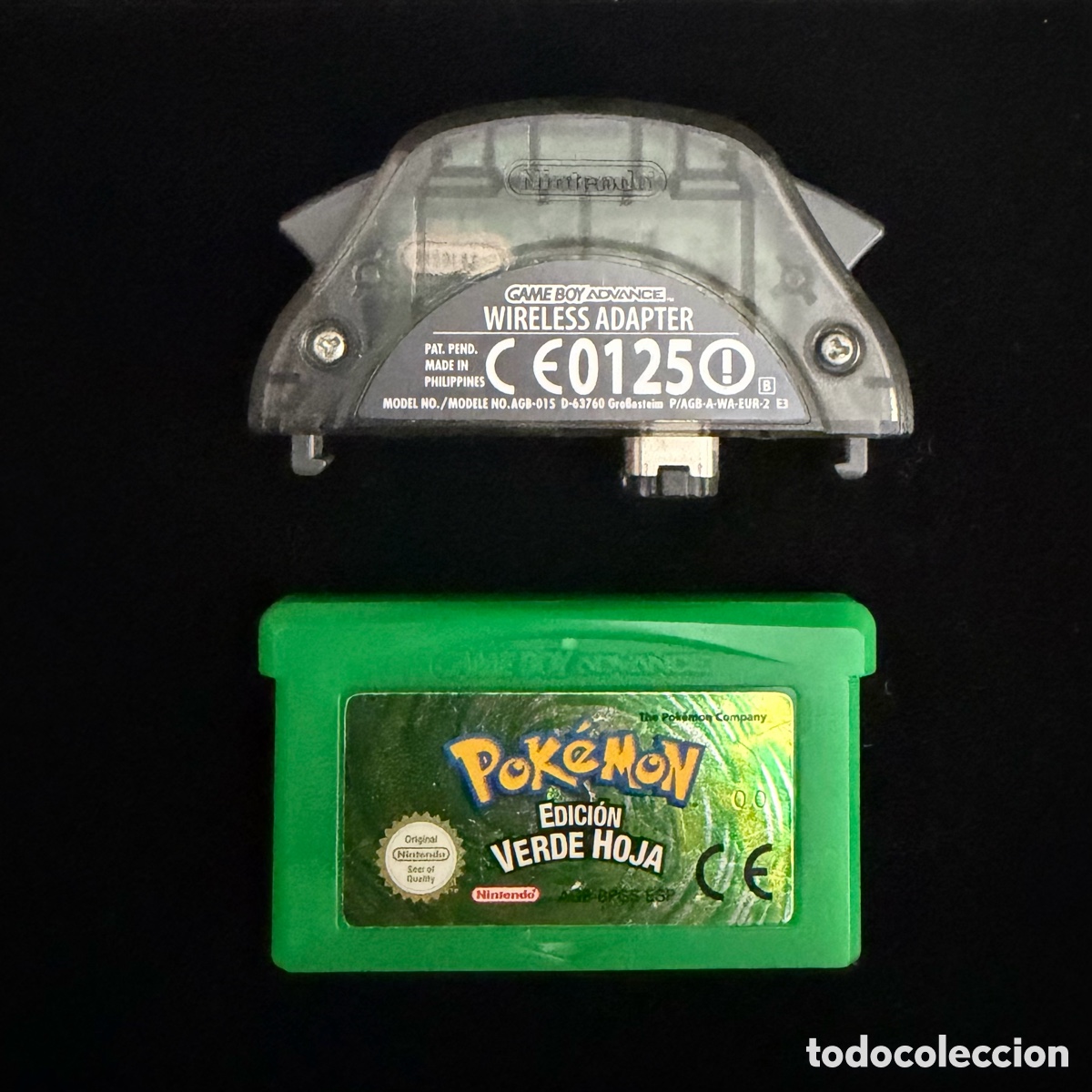 Videojuegos y consolas: Pok&eacute;mon Verde Hoja GBA + Adaptador Wireless ESP