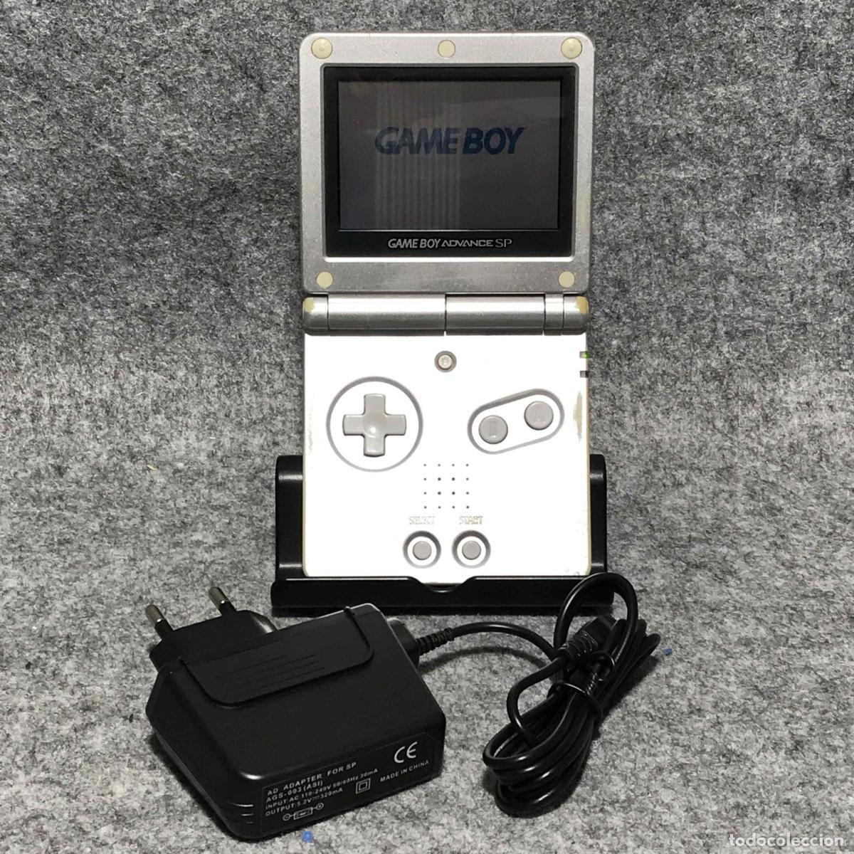 Videojuegos y consolas: CONSOLA NINTENDO GAME BOY ADVANCE SP GRIS+AC GBA