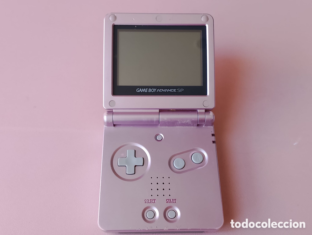 Videojuegos y consolas: Game Boy Advance SP rosa, funciona, cargador