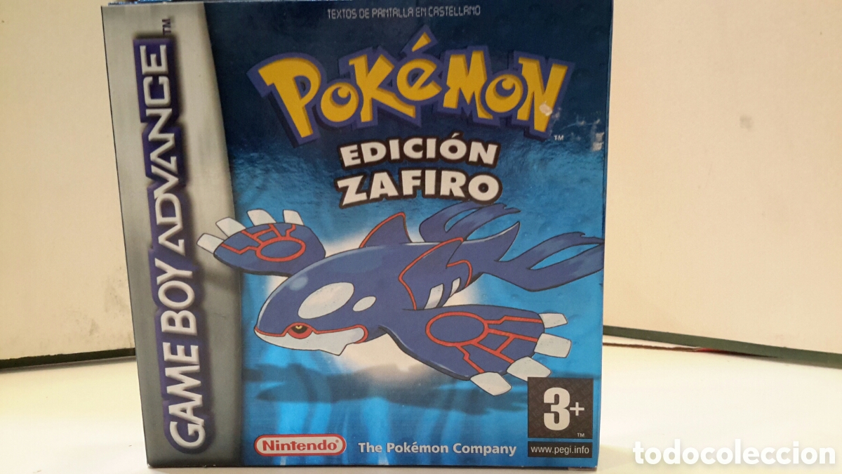 Videojogos e Consolas: Game Boy Advance Pokemon Zafiro (Videoconsola con juego y manual de precauciones. No incluye cable)