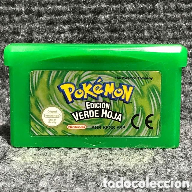 Videojuegos y consolas: Pok&eacute;mon Verde Hoja GBA (Espa&ntilde;ol)