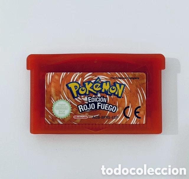 Videojuegos y consolas: Pok&eacute;mon Edici&oacute;n Rojo Fuego para Game Boy Advance (En Espa&ntilde;ol)