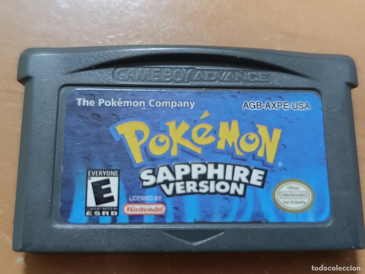 Video Games and Consoles: JUEGO GAME BOY ADVANCE NINTENDO POKEMON EDICI&Oacute;N ZAFIRO, VERSION SAPPHIRE