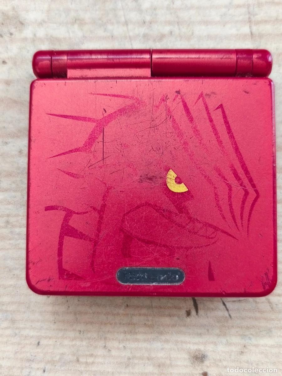 Videojuegos y consolas: Consola Nintendo Game Boy Advance SP - Pokemon Groudon - AGS-001 - Falla El Puerto De Carga - Sin Ba