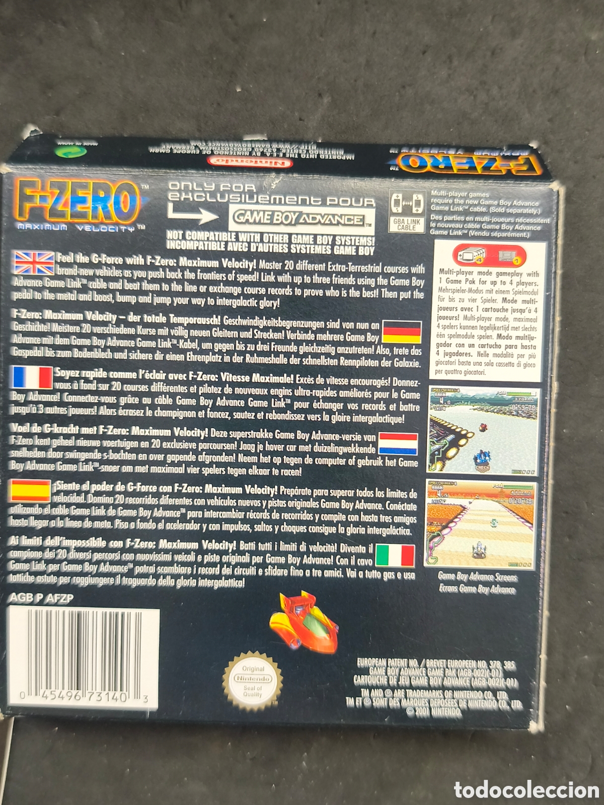 Videojuegos y consolas: Game boy advance F-Zero, sin caja interior - Foto 8