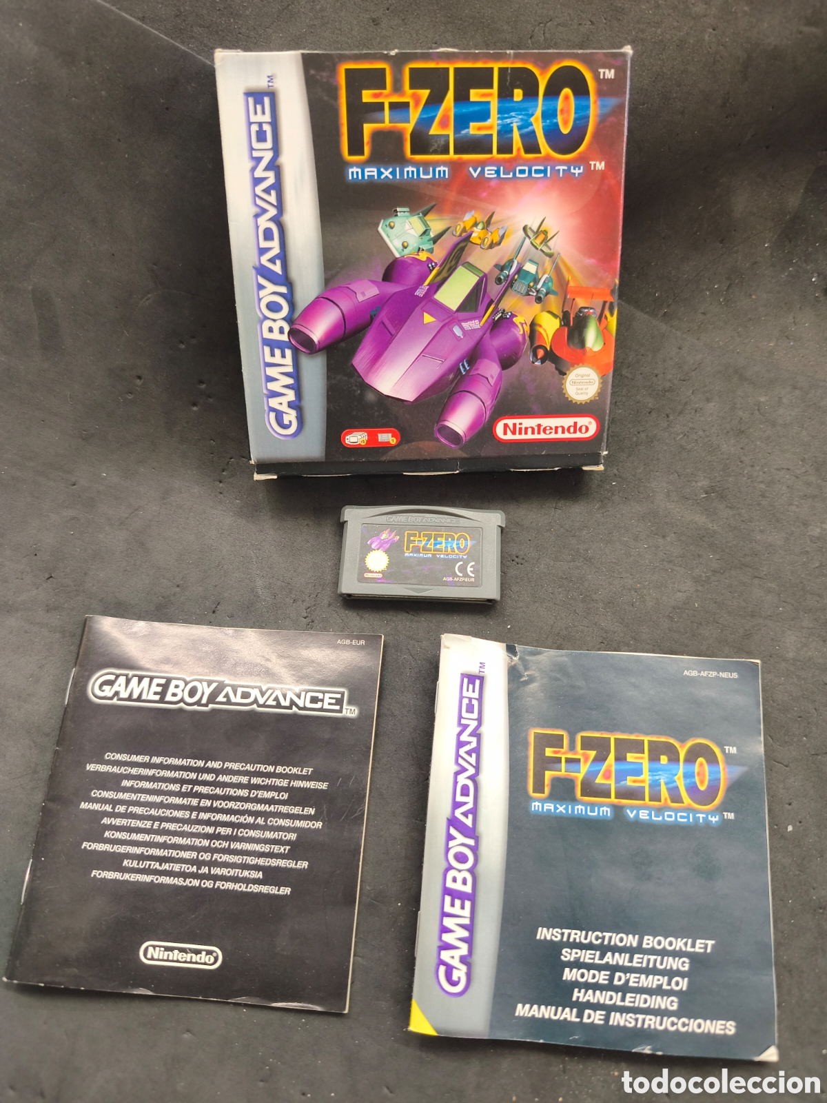 Videojuegos y consolas: Game boy advance F-Zero, sin caja interior - Foto 1