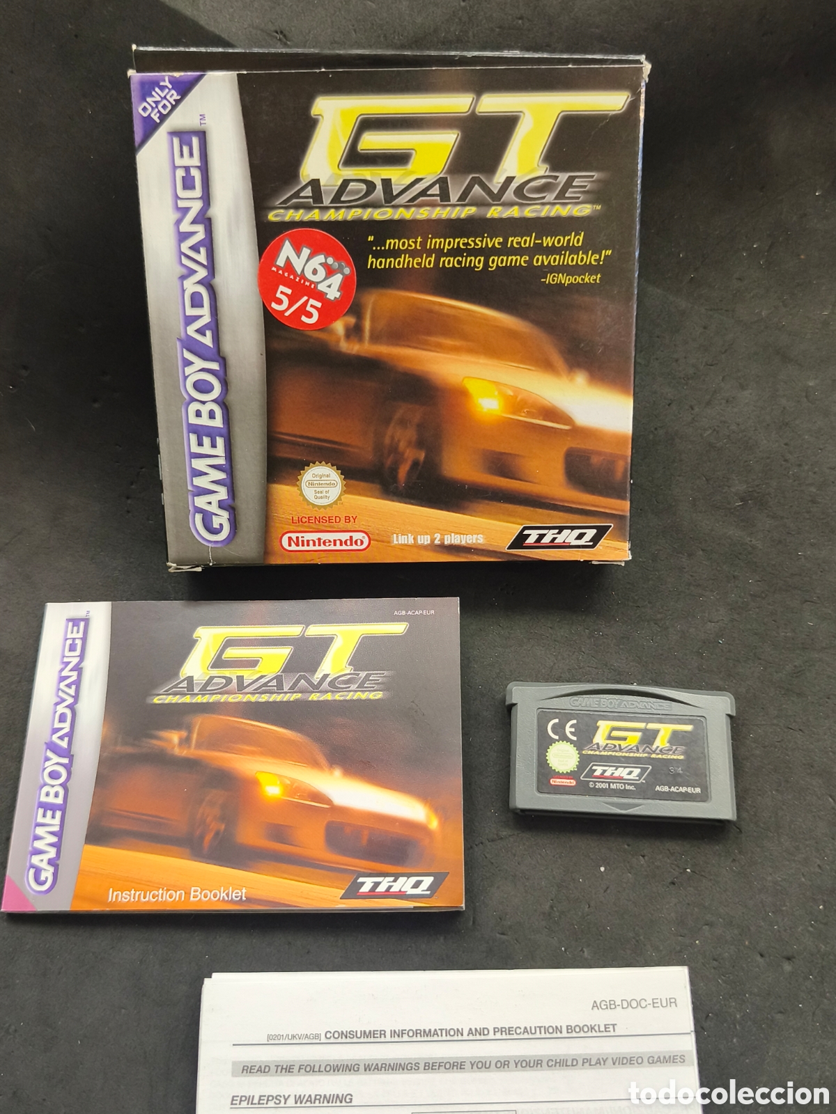 Videojuegos y consolas: Game boy advance GT Advance