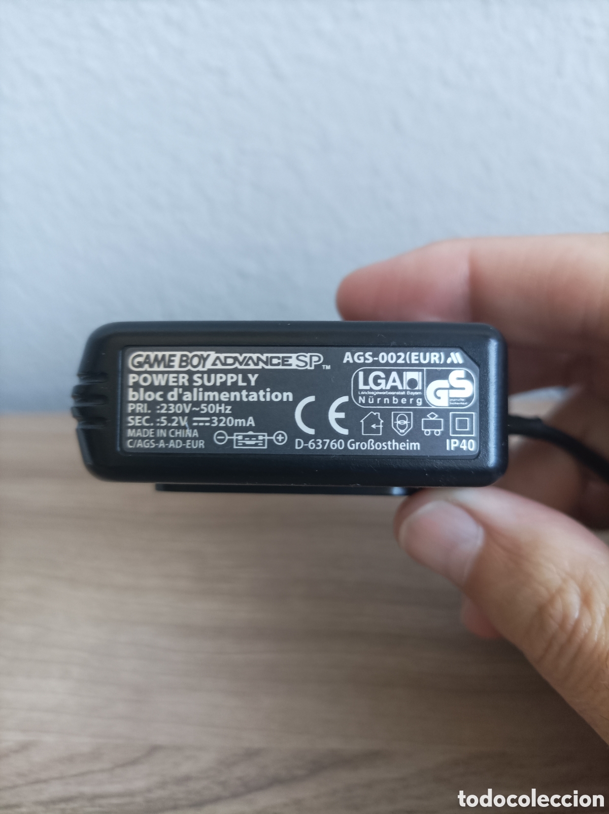 Videojuegos y consolas: Cargador oficial Nintendo Game boy advance sp