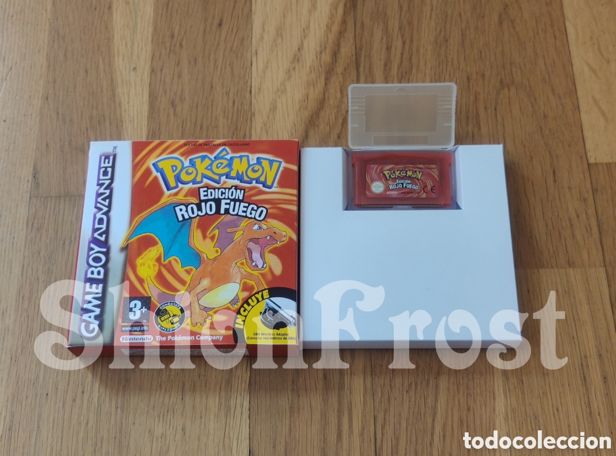 Videojuegos y consolas: Pok&eacute;mon Edici&oacute;n Rojo Fuego - Juego / Videojuego Repro + Caja Repro