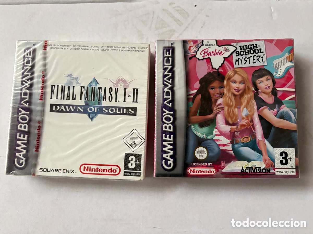 Videojuegos y consolas: Lote Juegos Game Boy Advance Precintados Final Fantasy Barbie