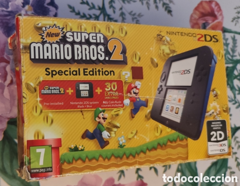 Videojuegos y consolas: Pack Nintendo 2DS,Especial Super Mario - Foto 1
