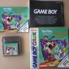 Videojuegos y Consolas: GAME BOY COLOR TINY TOON ADVENTURES BUSTER EL HEROE DEL DIA (COMPLETO ORIGINAL). Lote 68975281