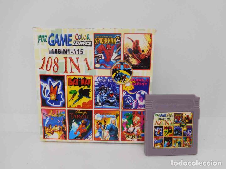 M69 JUEGO 108 IN 1 PARA NINTENDO GAME BOY COLOR ADVANCE (VER DESCRIPCIÓN) (Juguetes - Videojuegos y Consolas - Nintendo - GameBoy Color)