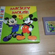 Videojuegos y Consolas: CARTUCHO NINTENDO GAME BOY COLOR GBC MICKEY MOUSE MAGIC WORLD. NUEVO.. Lote 389390469