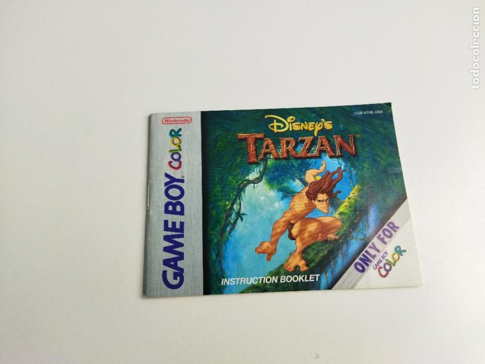 Manual de Instrucciones Tarzan (Cgb-athe-usa) - Gameboy Color -Nintendo (Game Boy Color)