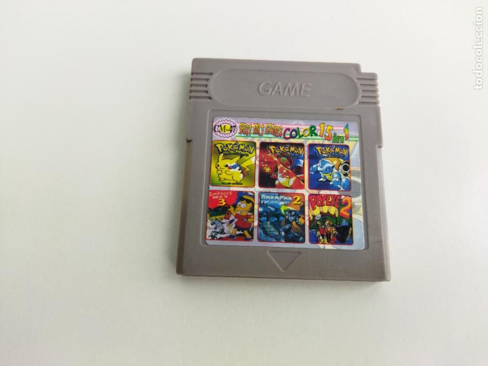 (CM-47) BEST MILT GAMES COLORS 15 IN 1 - GAMEBOY COLOR - NINTENDO (GAME BOY) - FUNCIONANDO