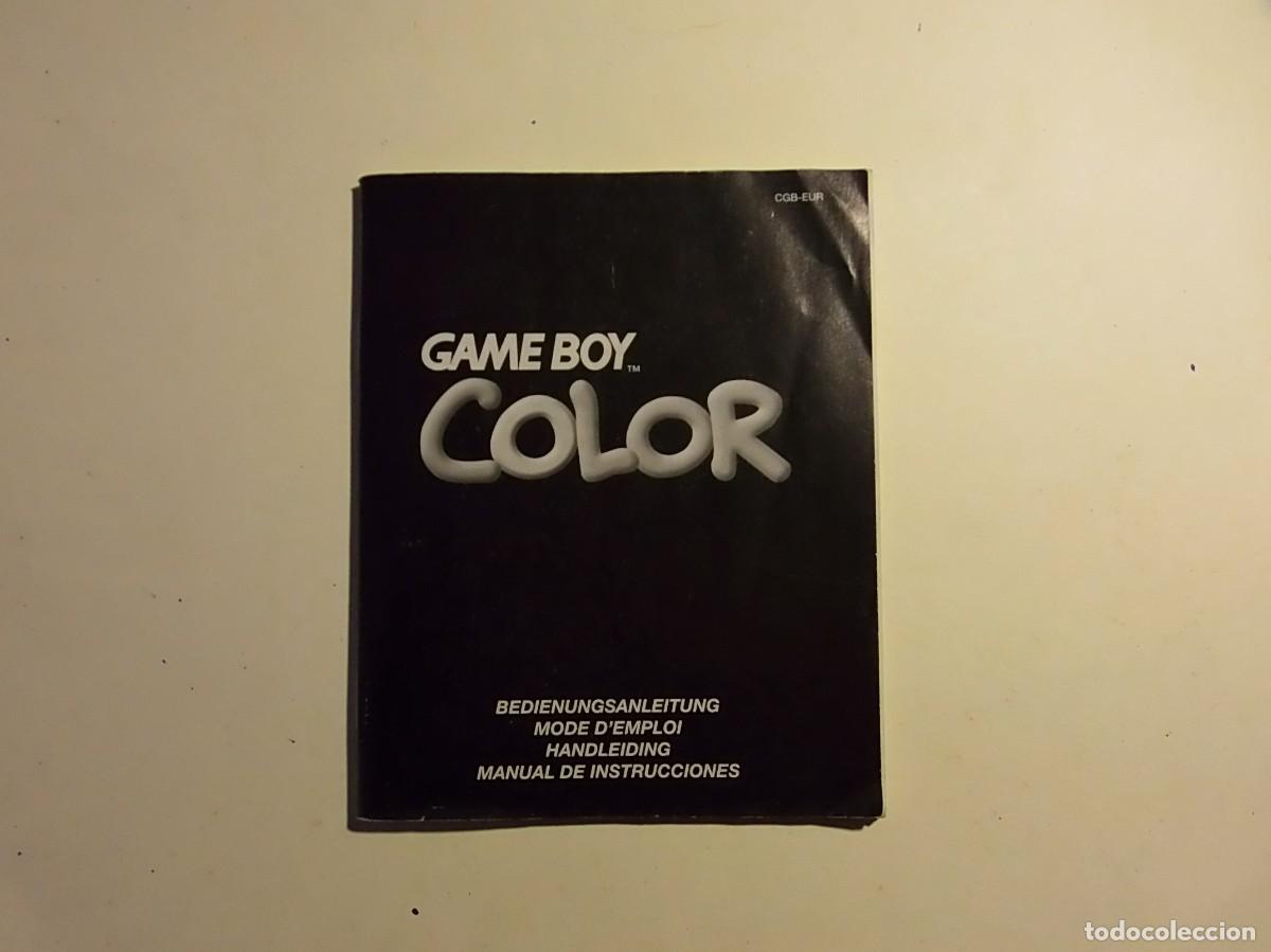 Videojuegos y Consolas: GAME BOY COLOR - MANUAL DE INSTRUCCIONES.