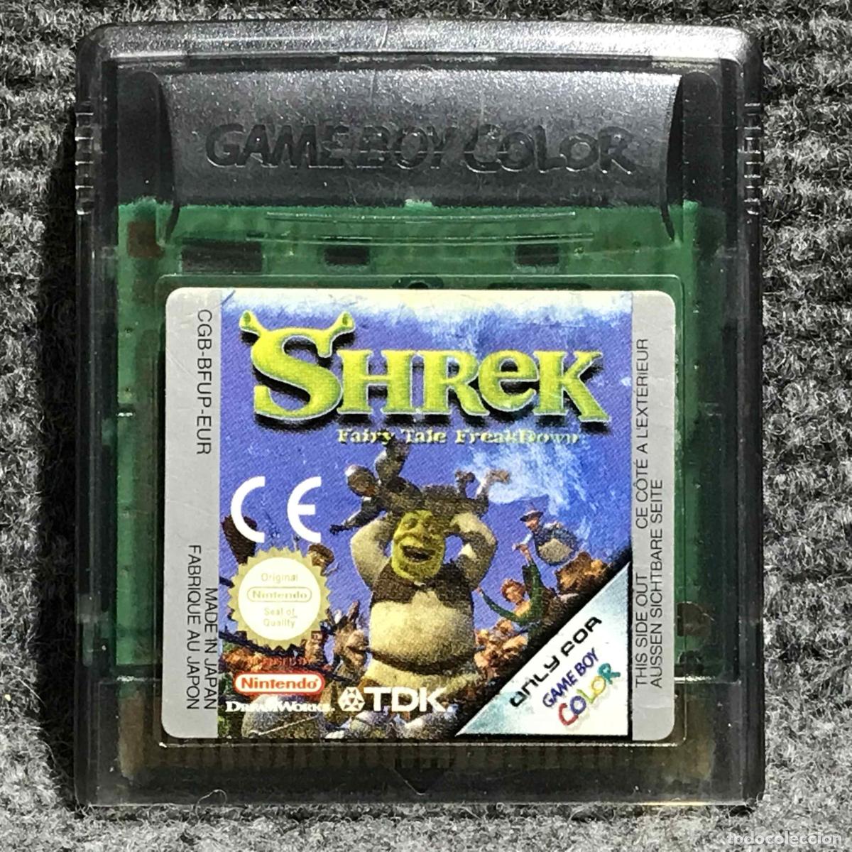 Video Games and Consoles: SHREK FAIRY TALE FREAKDOWN NINTENDO GAME BOY COLOR GBC