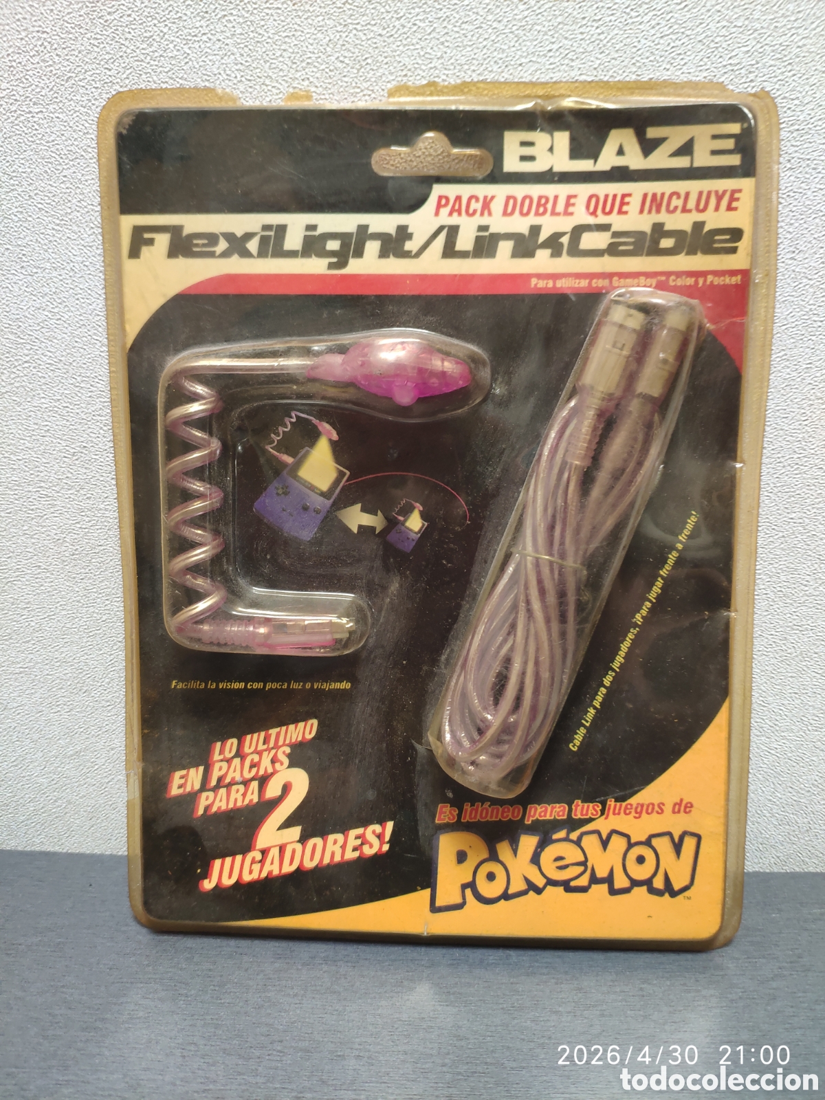 Videojuegos y Consolas: Blaze FlexiLight Link Cable Game Boy