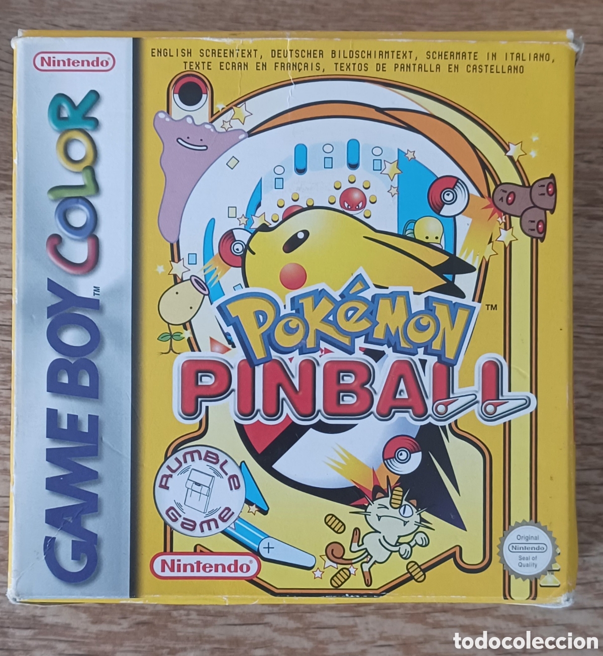 Videojuegos y Consolas: JUEGO POKEMON PINBALL GAMEBOY COLOR, COMPATIBLE GAME BOY. INSTRUCCIONES, CAJA INTERIOR Y EXTERIOR.
