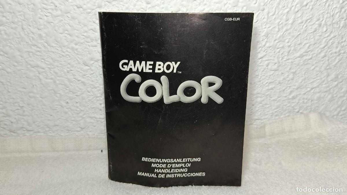 Videojuegos y Consolas: ANTIGUO FOLLETO MANUAL DE INSTRUCCIONES DE LA NINTENDO GAME BOY COLOR A&Ntilde;OS 90