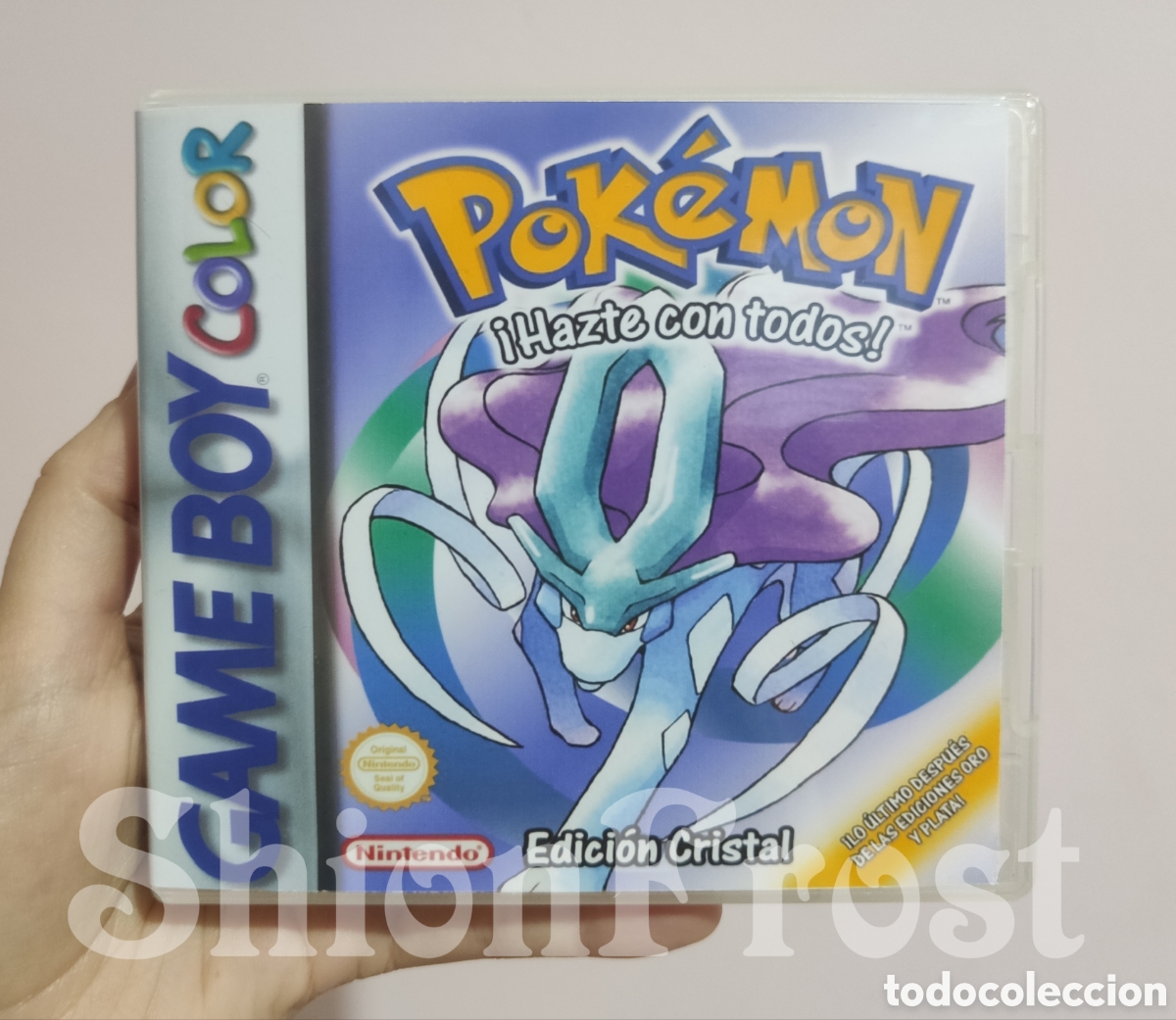 Videojogos e Consolas: Caja Repro Pok&eacute;mon Edici&oacute;n Cristal Game Boy Color (Pl&aacute;stico Estilo Nintendo DS)