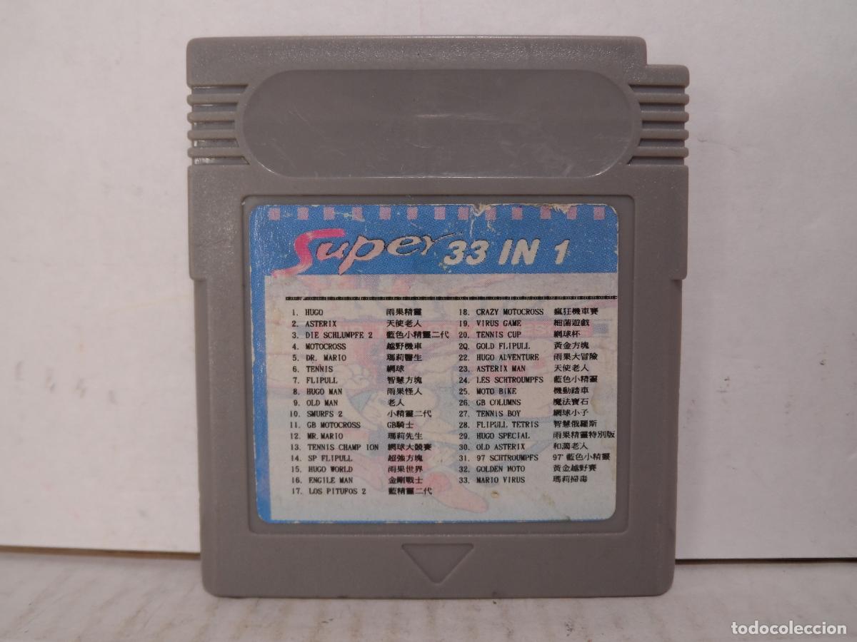 Videojuegos y Consolas: NINTENDO GAME BOY MULTIJUEGO SUPER 33 EN 1 BOOTLEG