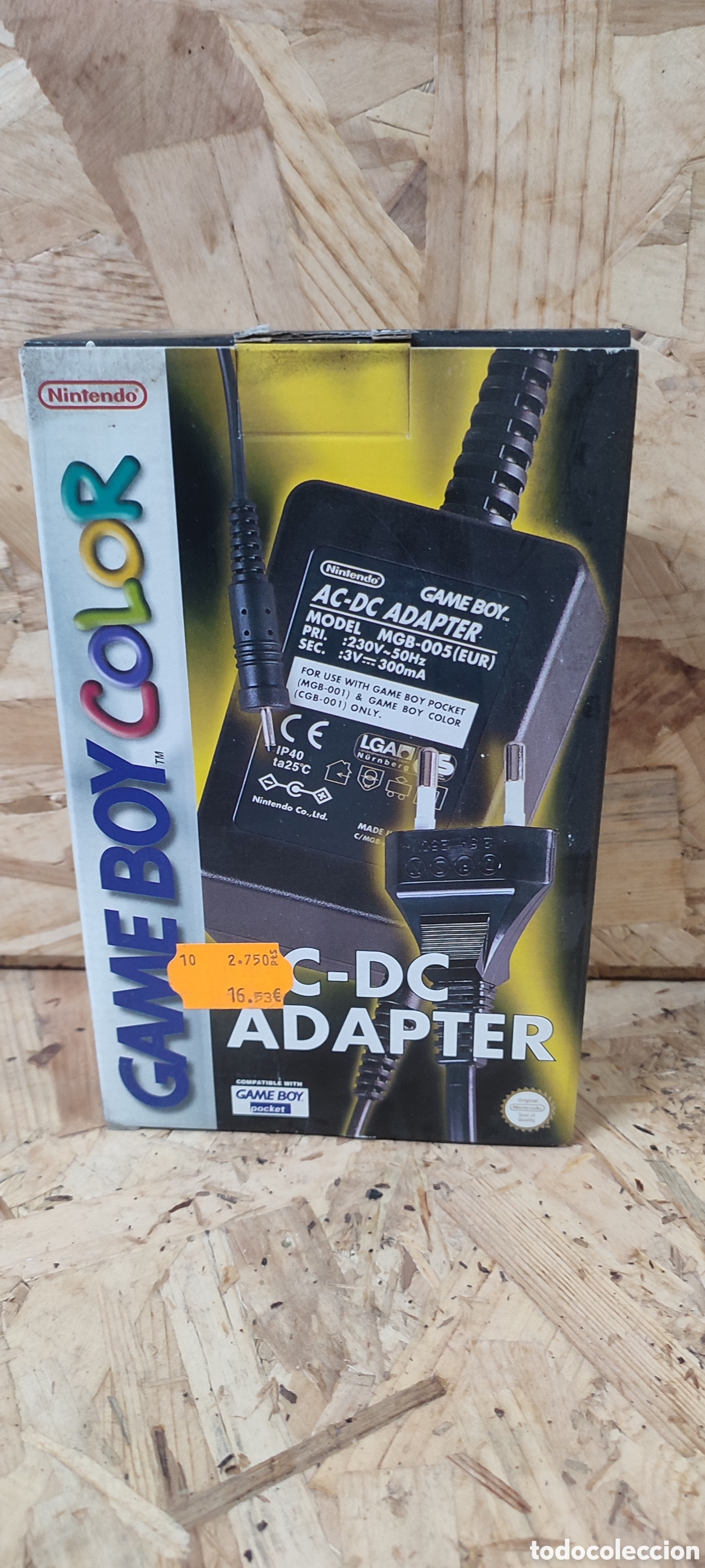 Video Games and Consoles: Game Boy Color, Gameboy. Cable original adaptador en su caja, proviene de tienda cerrada hace a&ntilde;os.