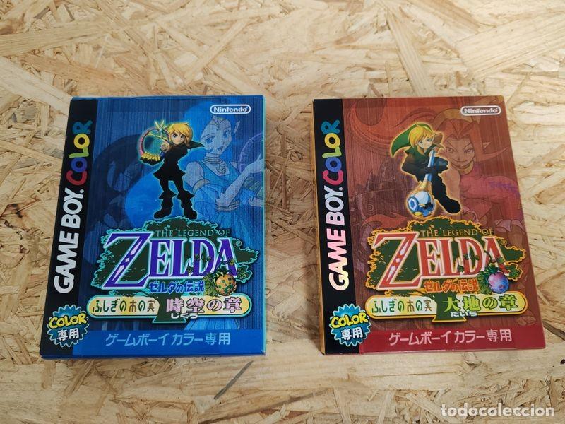 Videojuegos y consolas: Zelda Oracle of Seasons y Oracle of Ages (Jap&oacute;n) Game Boy Color