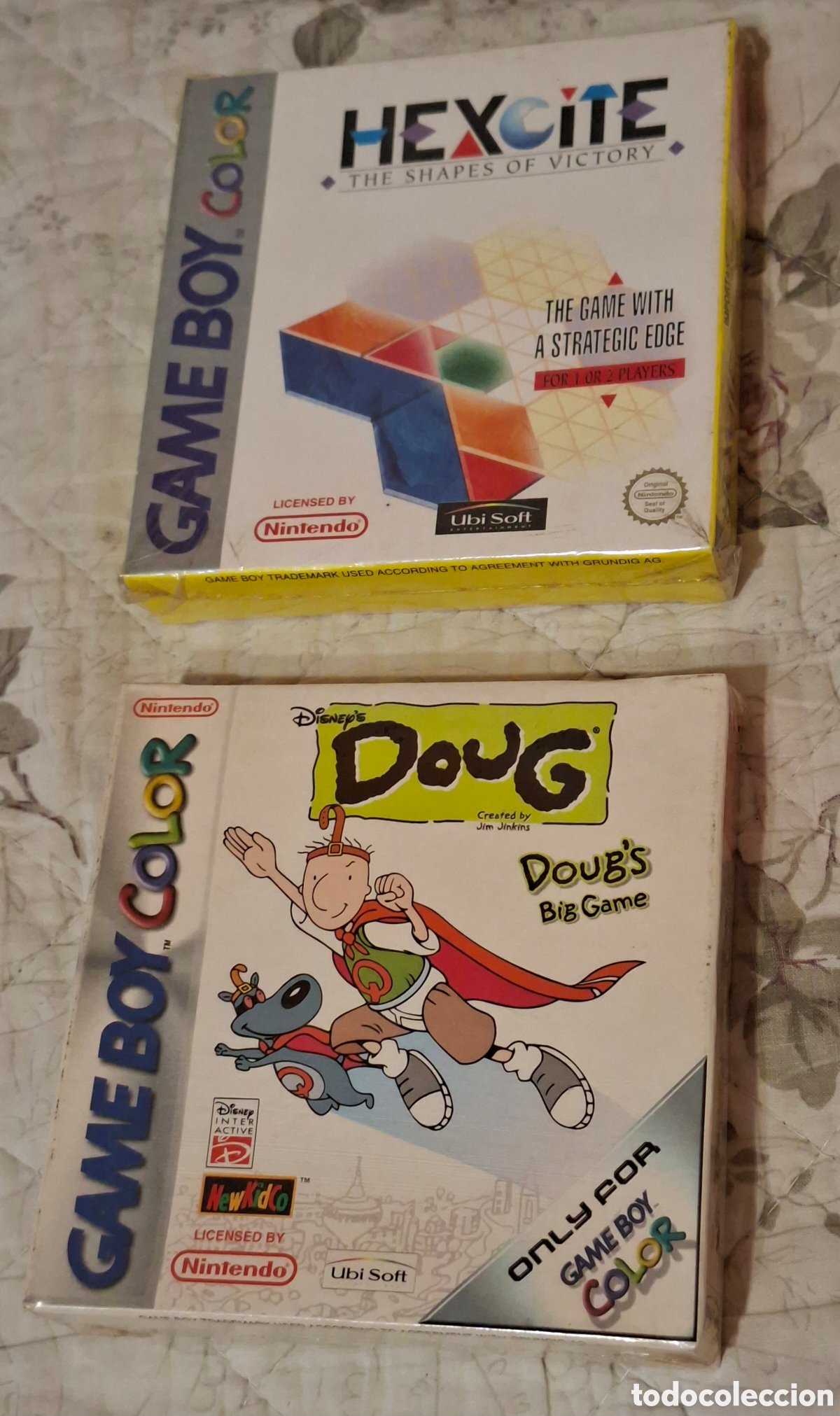 Videojuegos y consolas: Lote 2 juegos game boy color precintados