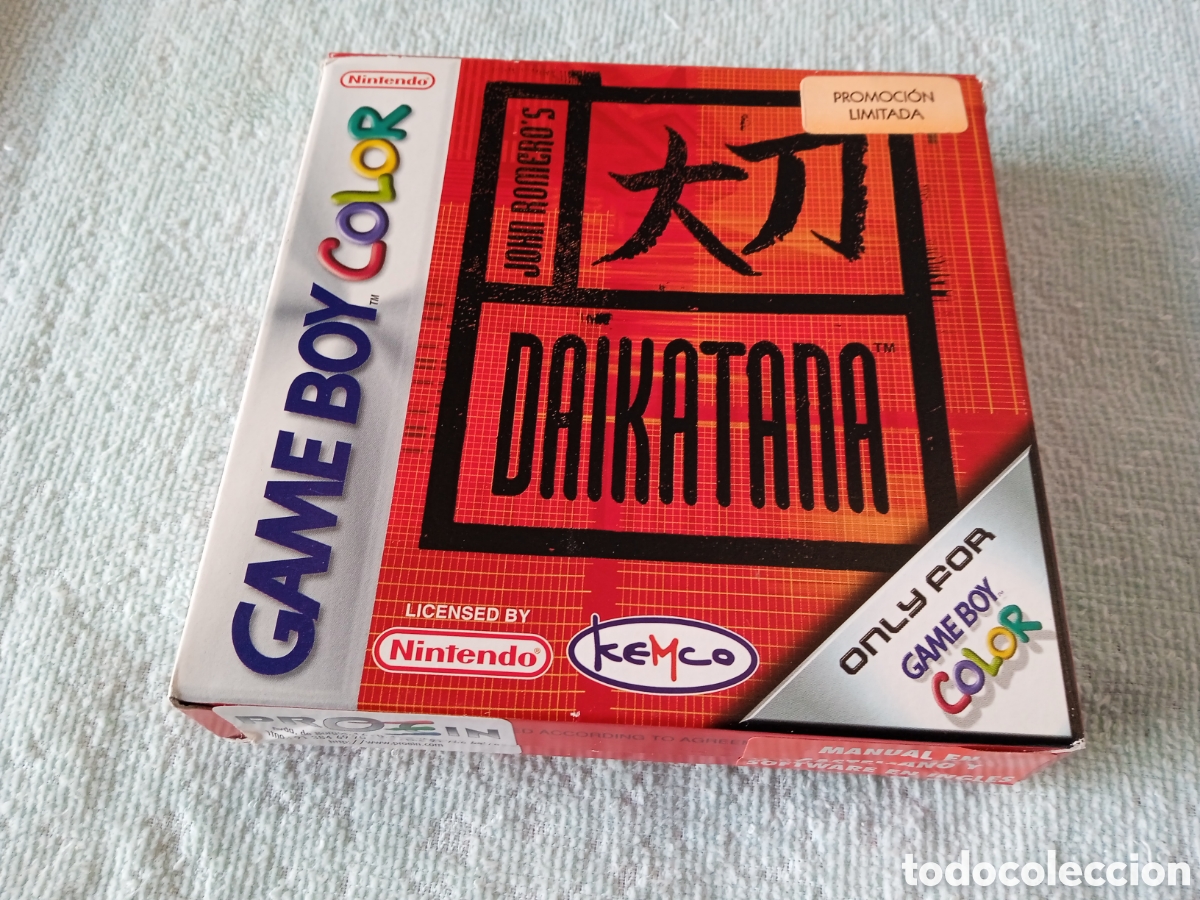 Videojuegos y consolas: Daikatana (for Game Boy Color) caja vac&iacute;a