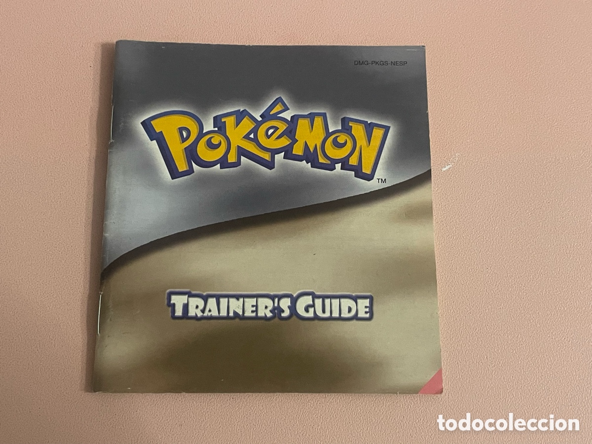 Videojuegos y consolas: Manual Pok&eacute;mon Oro y Plata - Gu&iacute;a del Entrenador - Game Boy Color