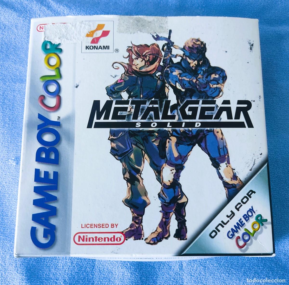 Jeux Vid&eacute;o et Consoles: CAJA DEL JUEGO METAL GEAR SOLID DE LA GAME BOY COLOR NINTENDO KONAMI
