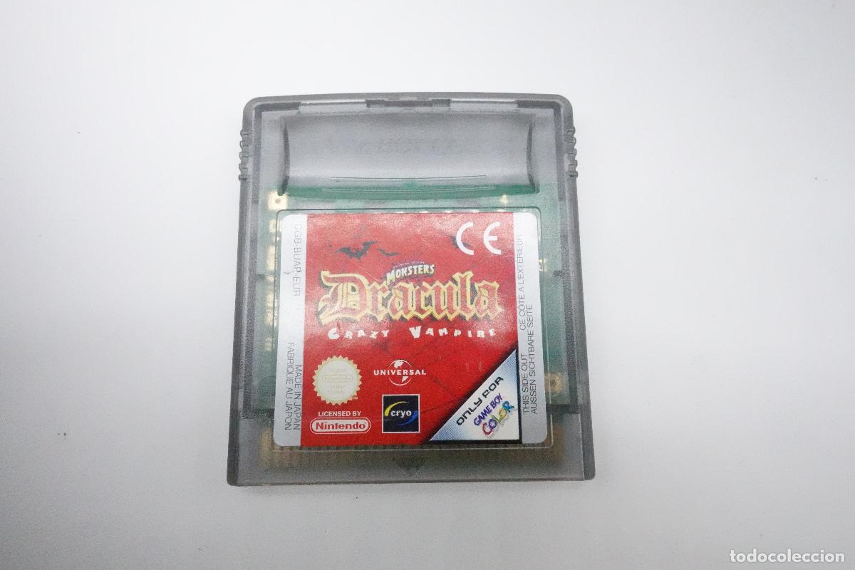 MONSTERS DRACULA CRAZY VAMPIRE NINTENDO GAME BOY COLOR GBC CRYO UNIVERSAL CARTUCHO EUR