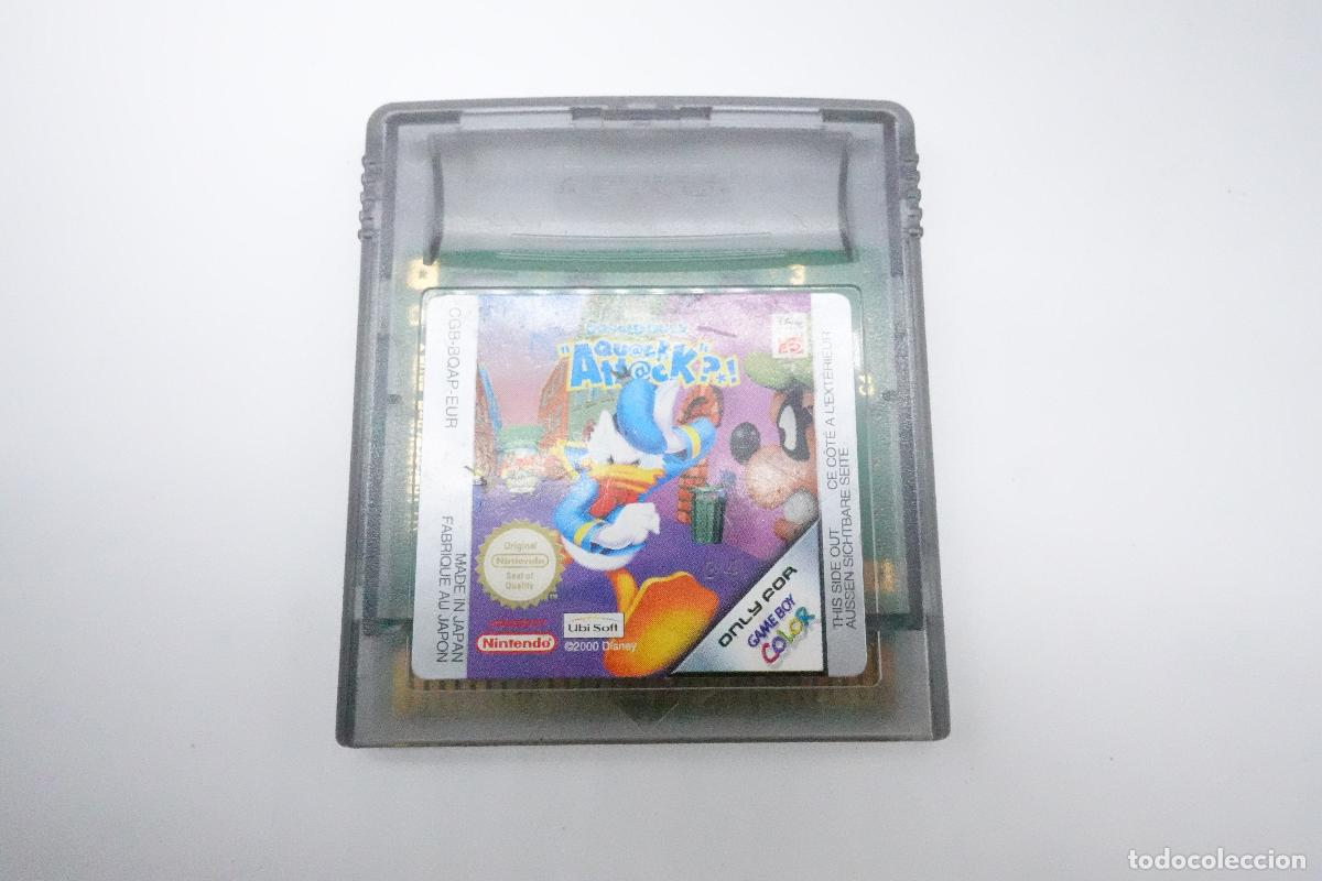 DONALD DUCK QUACK ATTACK NINTENDO GAME BOY COLOR GBC DISNEY UBISOFT CARTUCHO EUR