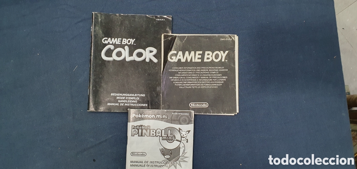 SALIDA 0.01€. Lote de 3 manuales para Game Boy. (L134)