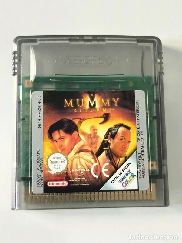 Videojuegos y consolas: Juego The mummy returns Nintendo Game boy color pal