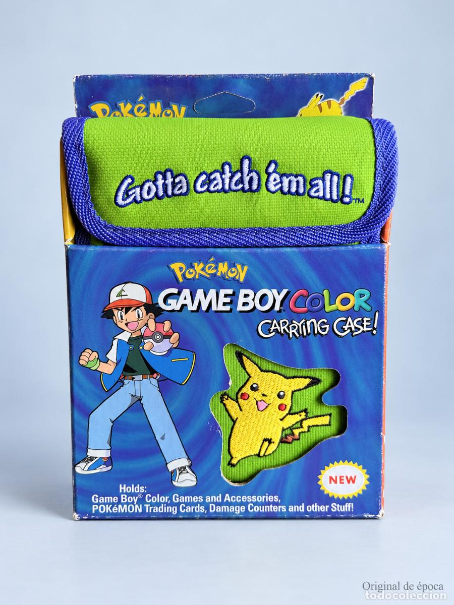 Videojuegos y consolas: (X-9) Funda Pok&eacute;mon Game Boy Color vintage Pikachu con caja original