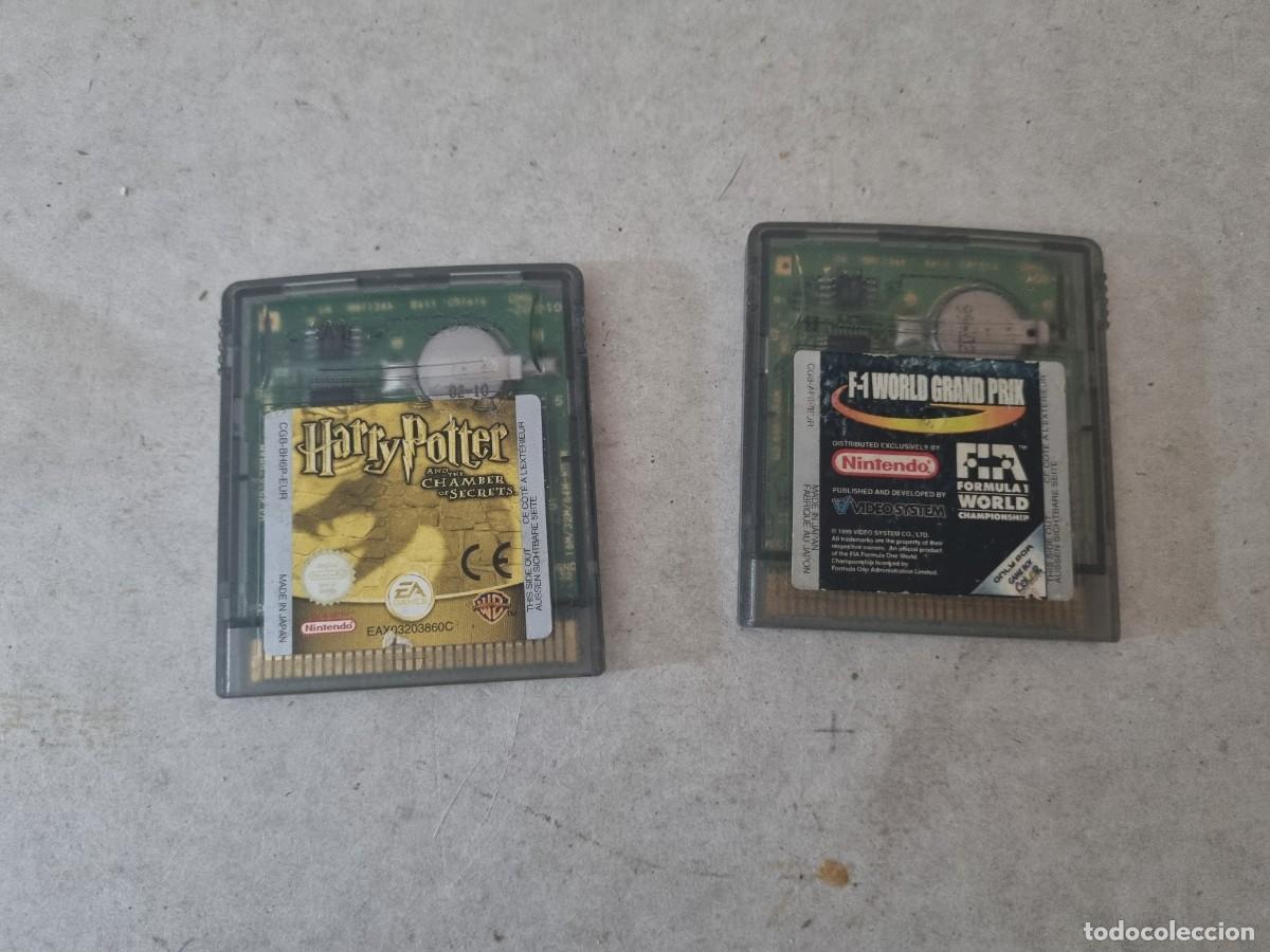Videojuegos y consolas: Lote de 2 juegos para Game boy color Harry Potter y F-1 World Grand Prix