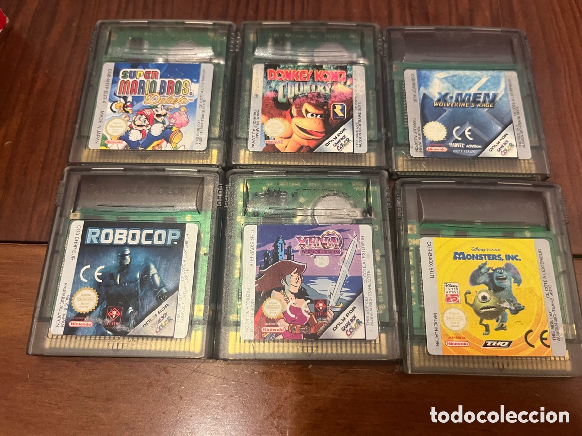 Videojuegos y consolas: Lote 6 juegos de Gameboy Color