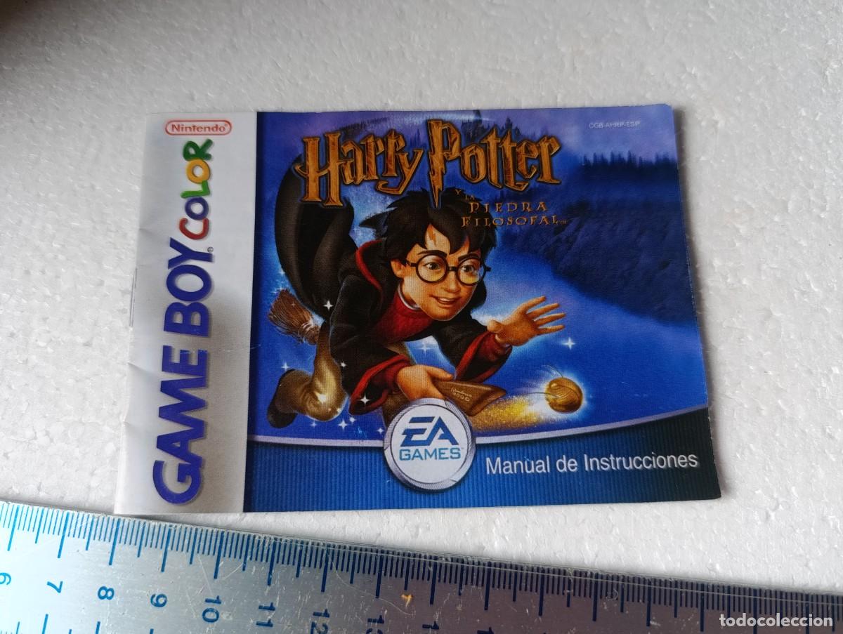 Videojuegos y consolas: NINTENDO GAME BOY COLOR - INSTRUCCIONES HARRY POTTER Y LA PIEDRA FILOSOFAL- - GAMEBOY
