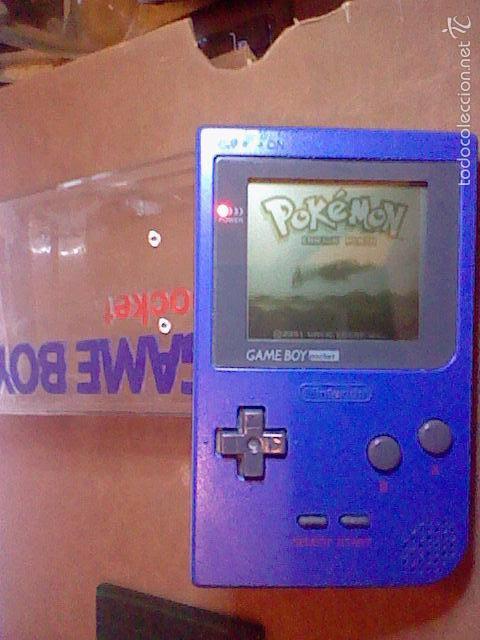 Gameboy Pocket Game Boy Azul Estuche Pokemo Sold Through Direct Sale