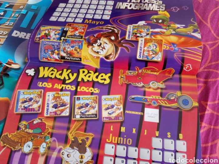 Videojuegos y consolas: DOS CALENDARIOS CAT&Aacute;LOGO INFOGRAMES 2001. NUEVOS. - Foto 2