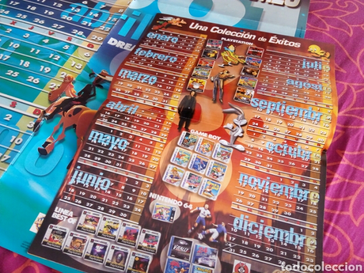 Videojuegos y consolas: DOS CALENDARIOS CAT&Aacute;LOGO INFOGRAMES 2001. NUEVOS. - Foto 3