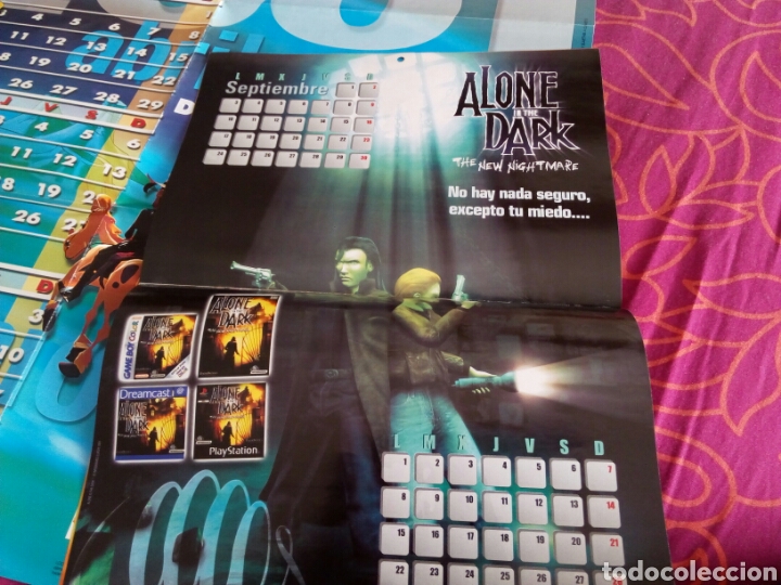 Videojuegos y consolas: DOS CALENDARIOS CAT&Aacute;LOGO INFOGRAMES 2001. NUEVOS. - Foto 4