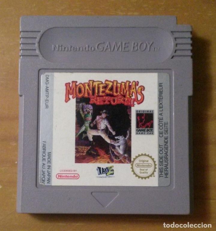 Videojuegos y consolas: Montezumas Return Nintendo Game Boy - Foto 1