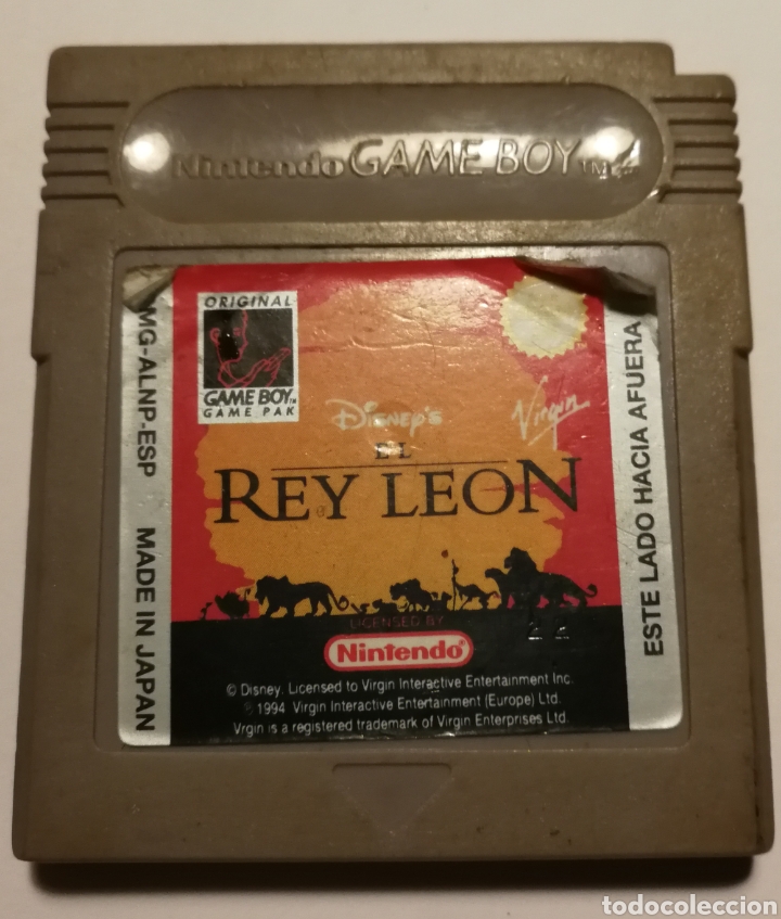 Videojuegos y consolas: juego game boy rey leon - Foto 1